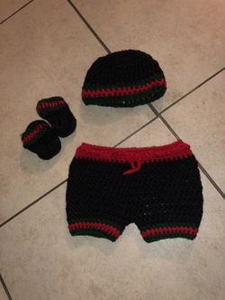Baby Crochet Gucci Set
