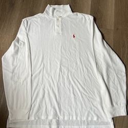 Polo Ralph Lauren “Triple White Long Sleeve” Size XXL In Men