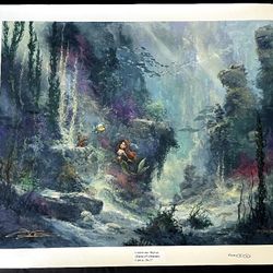 Signed Disney Little Mermaid Underwater Majesty By James Coleman 