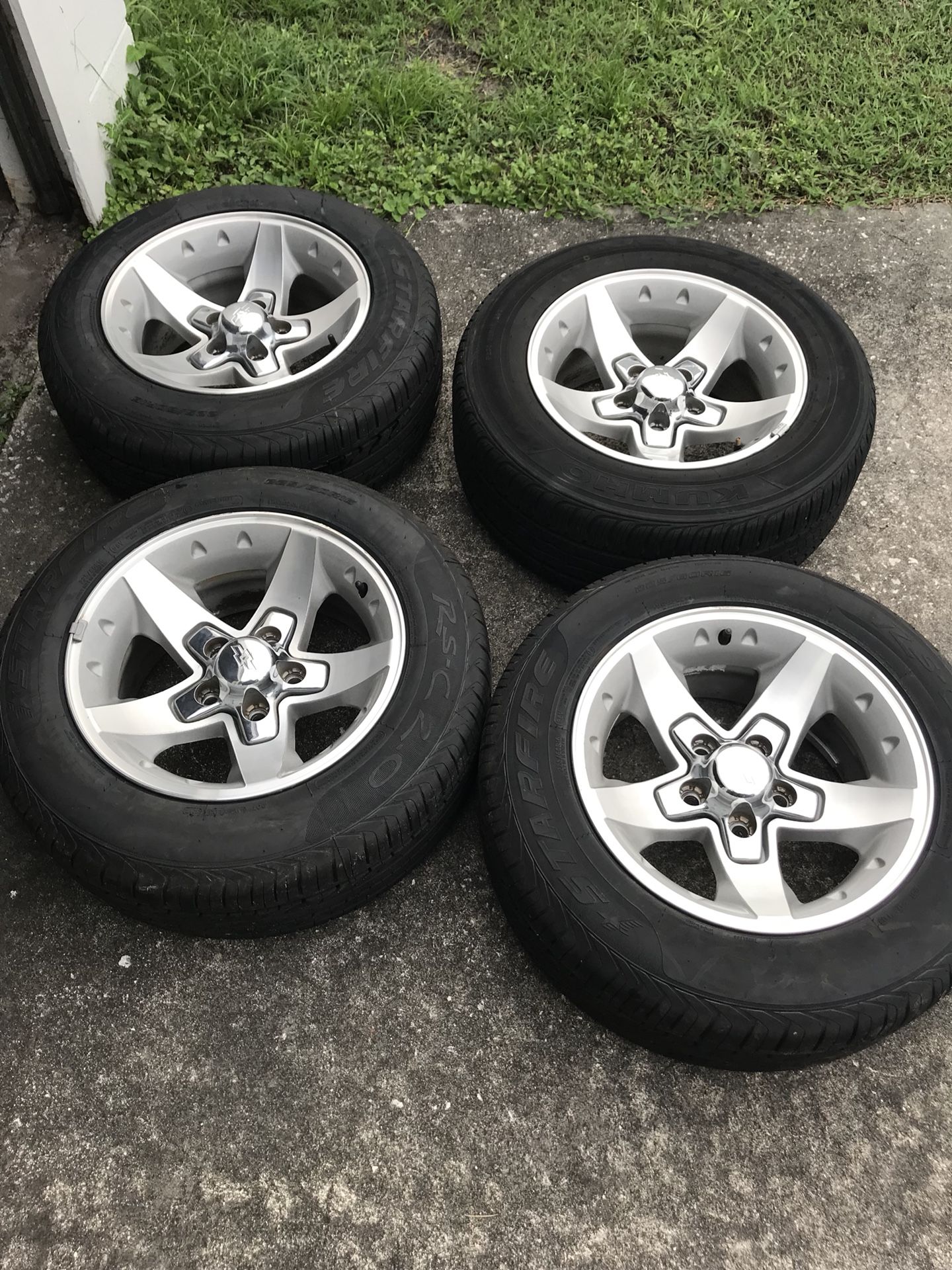 (4) Chevy S10/GMC Sonoma Xtreme ZQ8 wheels