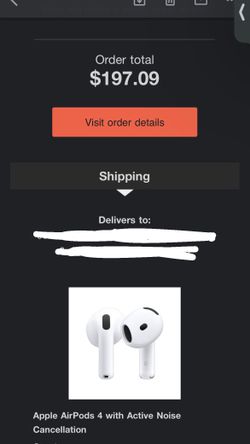 Airpods 4th Generation With Active Noise cancellation $160