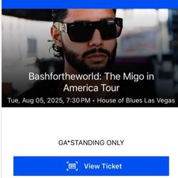 Bashfortheworld Vegas Concert Tickets (2) 