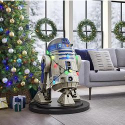 STAR WARS ANIMATED R2-D2 CHRISTMAS DECORATION HOME DEPOT 3.5 FT SOLD OUT