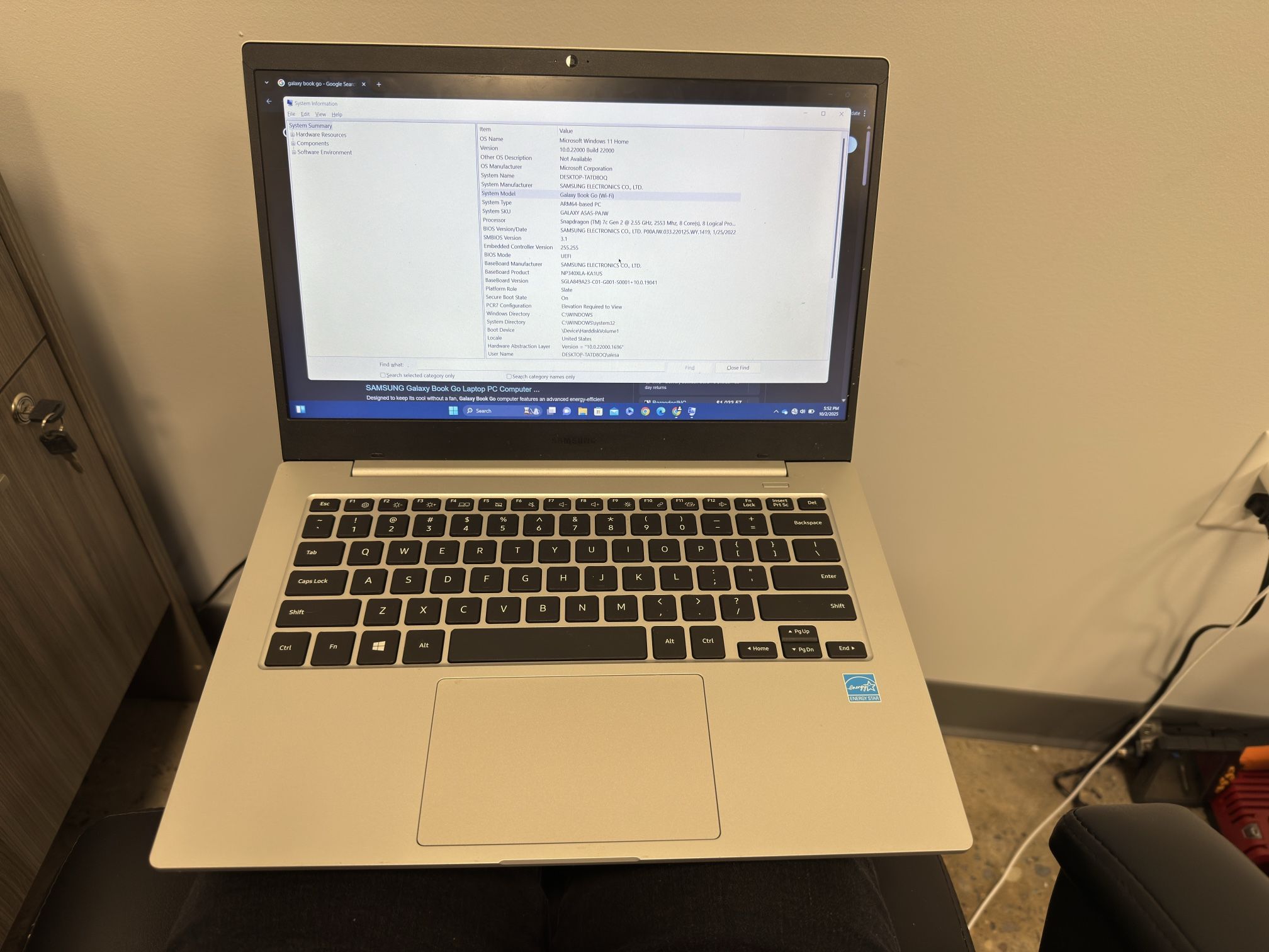 Samsung Galaxy Book Go Laptop
