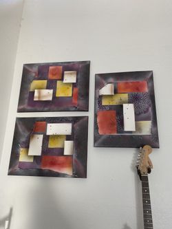 Large Abstract Spray-Paint Canvas