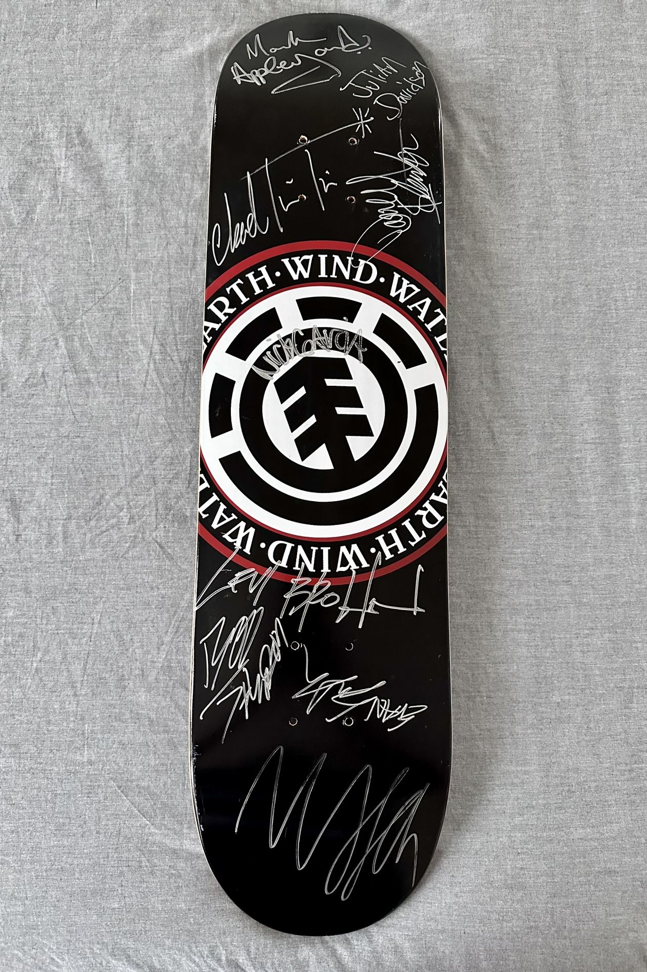 Autographed RARE 2011-2012 Element Skateboard Deck - Team Signed