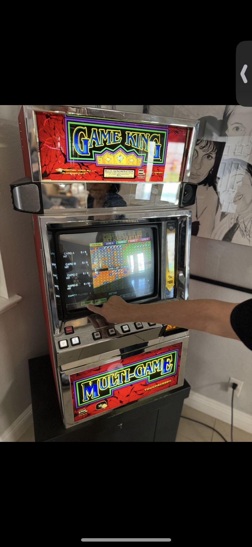 GAME KING MULTIGAME KENO MACHINE