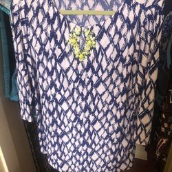 $8 Lrg Susan Graver Tops & Banana Republic Dress Etc