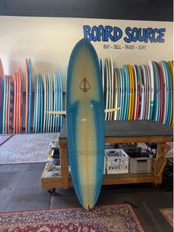 7’6” Custom Funboard / Mid-Length Surfboard – Great Condition