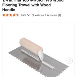 Wood Adhesive Trowel 