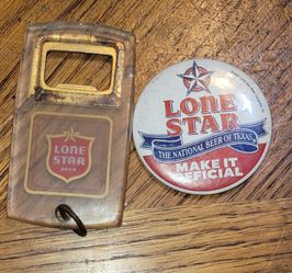 Vintage lone star,Pearl , Falstaff ect beer items