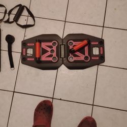 Pushups And Resistance Bands Workout Equipment 