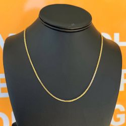 Jewelry 14k yellow gold Wheat necklace chain 18" 3.00mm width