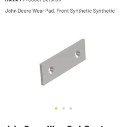 John Deere T223755 OEM Front Wear Plates