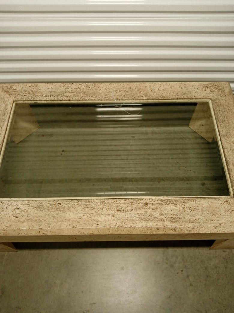 Soap Stone Coffee Table