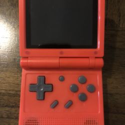 Gameboy Advance SP Style (Red) Console With Games