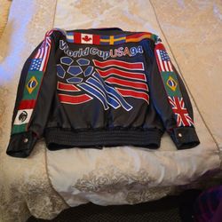Olympic leather jacket.
Good conditions handmade