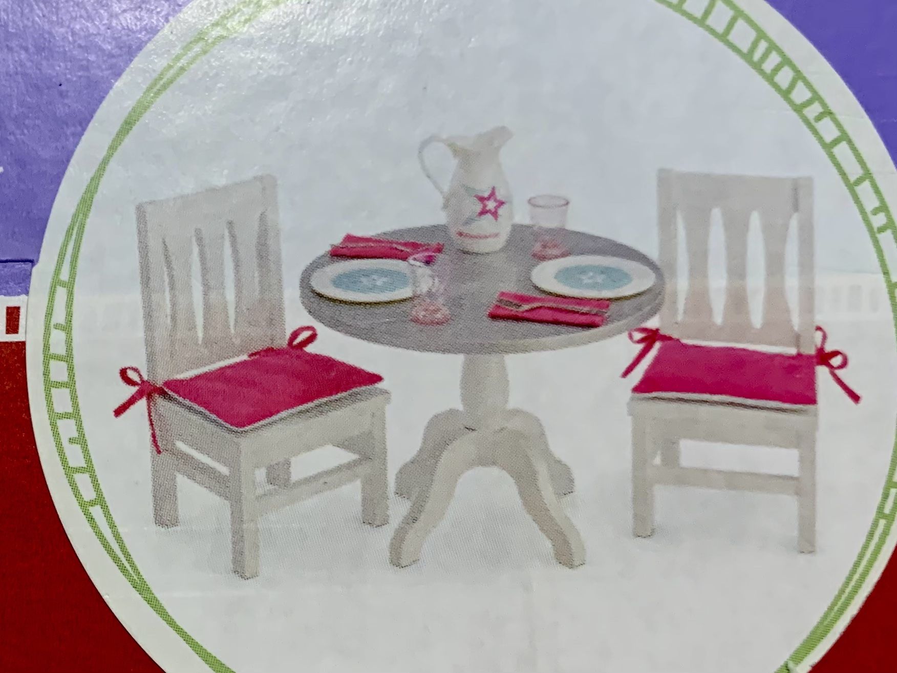 American Girl Dining Table Set