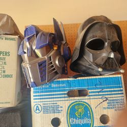 Darth Vader and Optimis Prime Mask