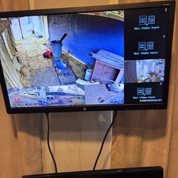 Complete Security Camera System Kit:  5 outdoor cameras w/2 way audio can be monitored remotely with app  1 data control/recorder  1 remote control   