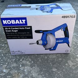 Kobalt 1/4-in dia x 25-ft L Music Wire Machine Auger KDA100