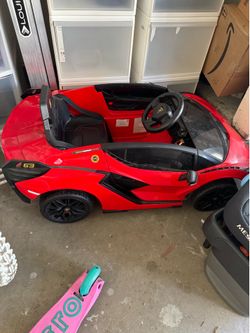 kids toy ferrari