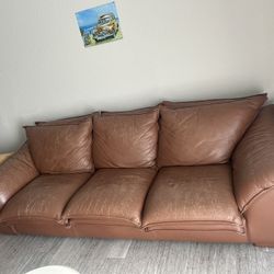 Leather Couch 