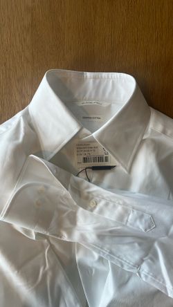Suit Supply 14.5 Tailored Fit White Point Collar Shirt
