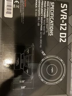 12 Inch Subwoofer Skar