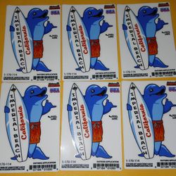 Imperial Beach California Stickers Total 6 