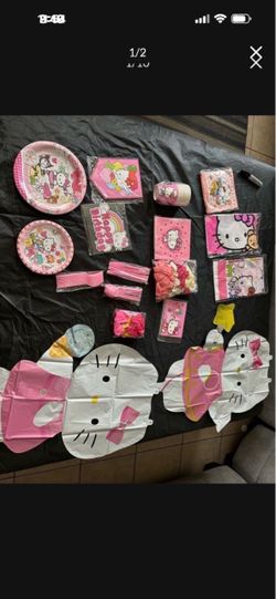 Hello Kitty, party supplies
