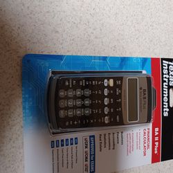 Texas Instruments Calculator. BA 11 Plus