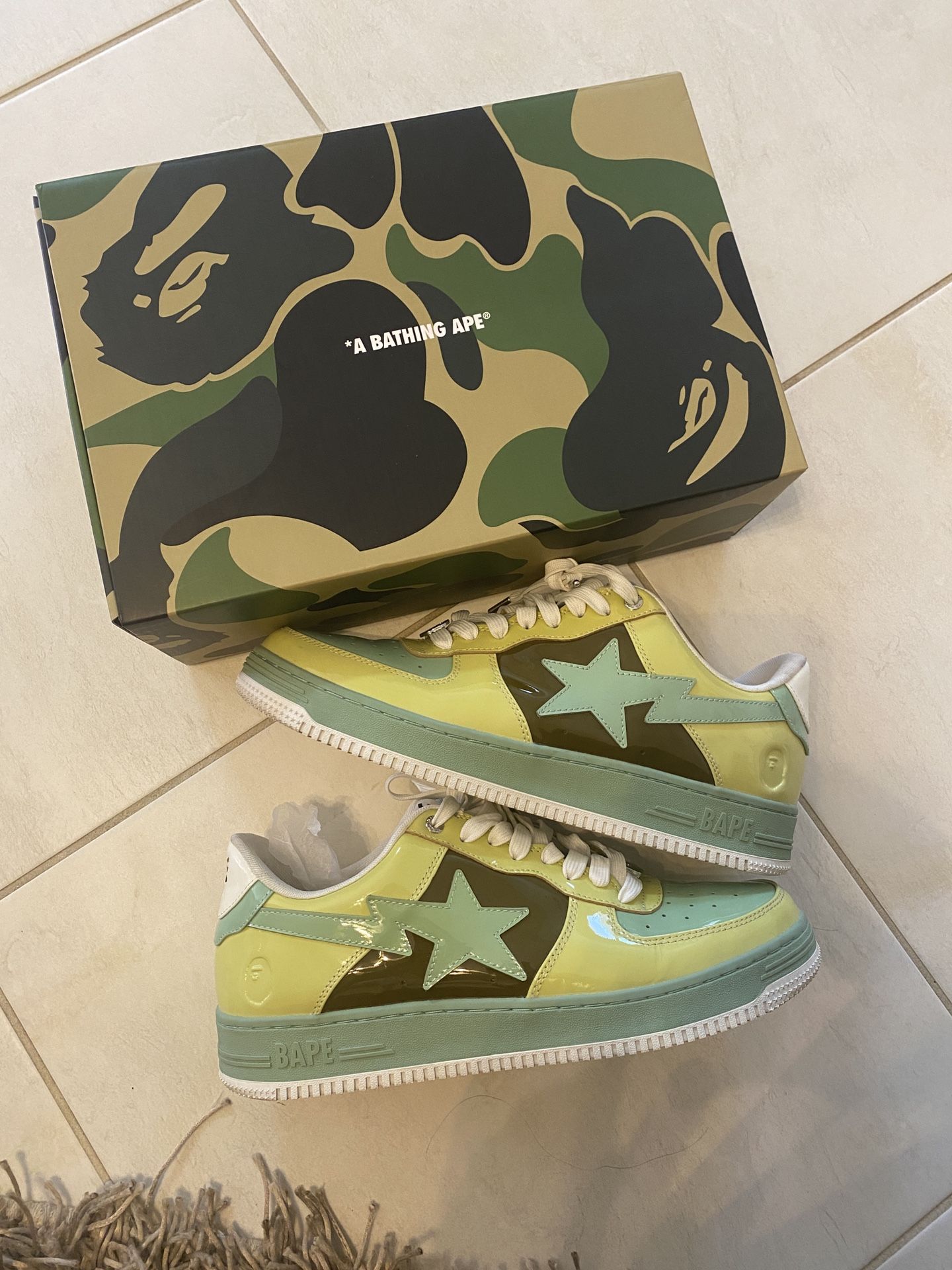 Bapesta Size 13 authentic with box bape a bathing ape