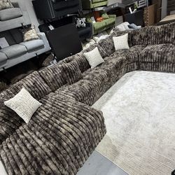 Custom Fluffy Couch