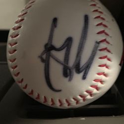 Mike trout signed ball