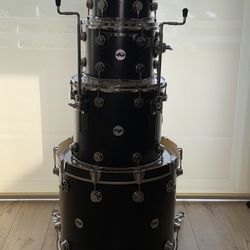 DW Collector’s 4 Piece Shells Maple  Drum Workshop Used Satin Oil Ebony