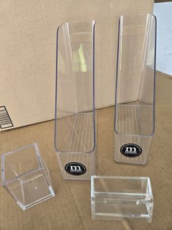 MDesign Carpeta organizadora de archivos vertical delgada de plástico con asa, para guardar cuadernos, carpetas, sobres, revistas para oficina en casa