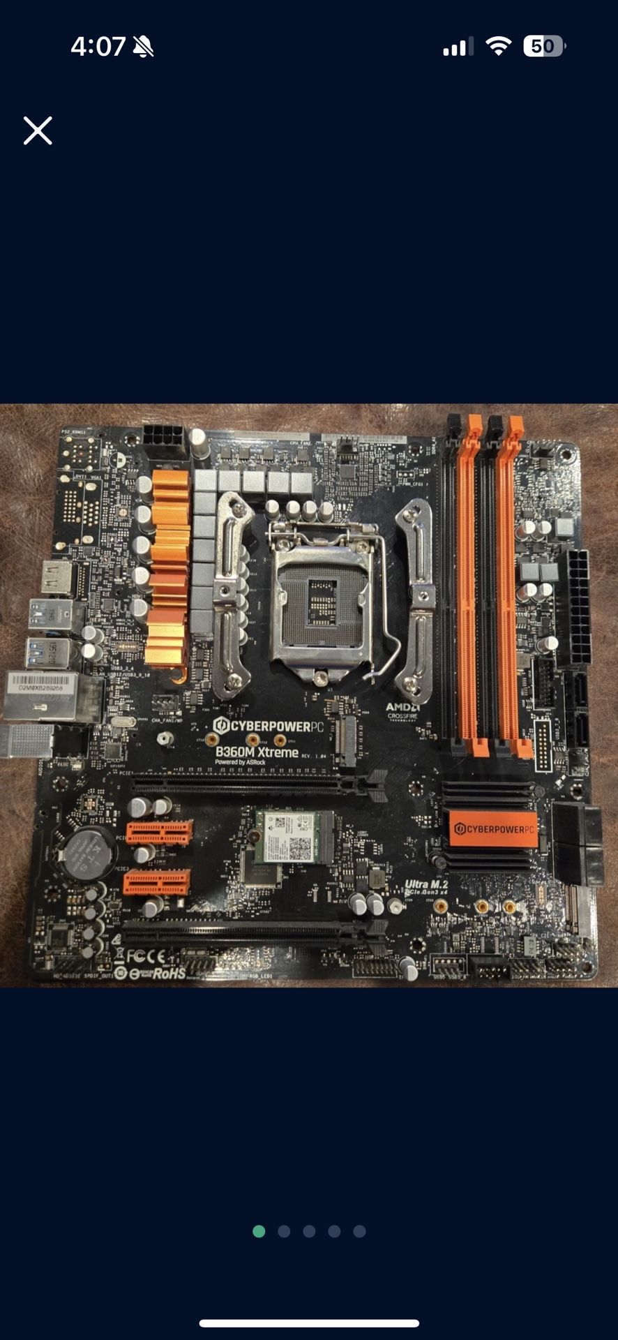 CyberPower/ASRock B360M Xtreme MB and Be Quiet CPU Cooler / RAM & CPU FAN And CPU