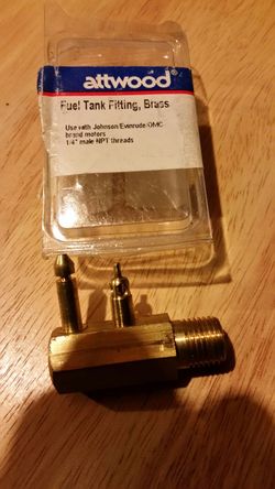 Atwood fuel tank fitting brass