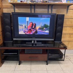 Home Theater System – TV + Receiver + Speakers + 70” Stand 