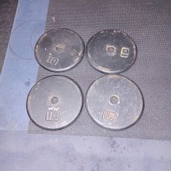 4x10 Pounds Plates