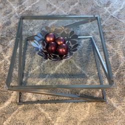 Silver Glass Coffee Table