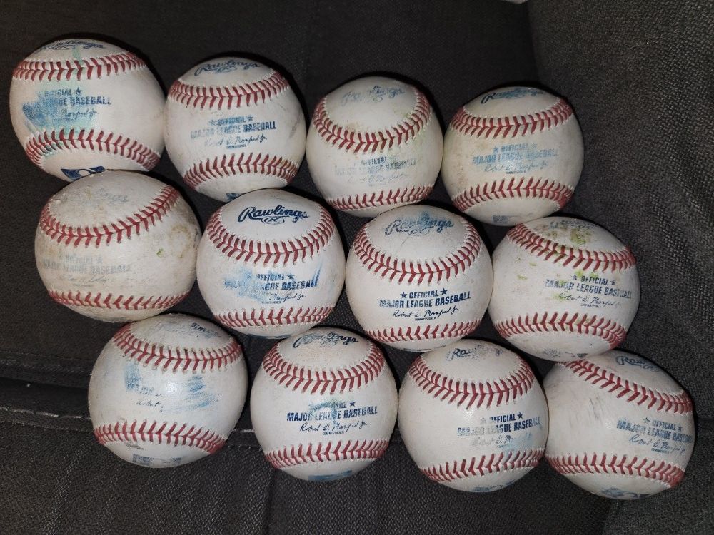 Official Major League Baseballs Major League Baseball One Dozen