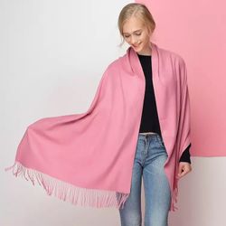 Cashmere scarf.