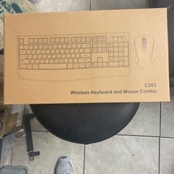 Wireless Keyboard And Mouse Combo 