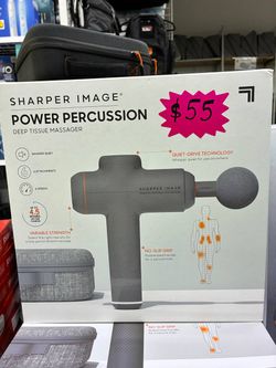 Sharper image power percussion deep tissue massager