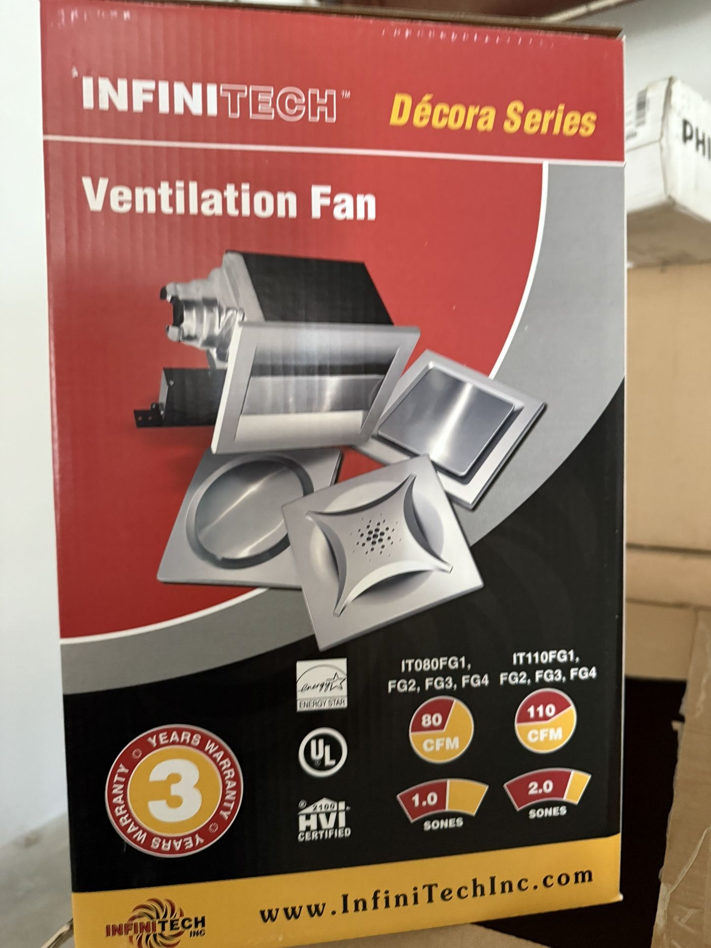Bathroom Exhaust fan very Strong And Quiet!!