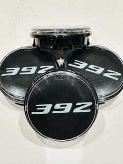 Floating LED Dodge Floating 392 Center Caps In White