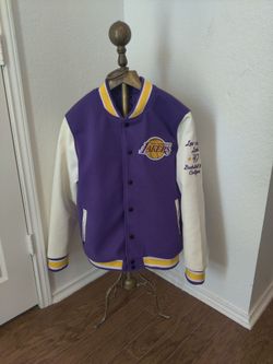 Ultra Game NBA Los Angeles Lakers Varsity Bomber Jacket