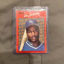 1990 Donruss MVP Bo Jackson Baseball Card